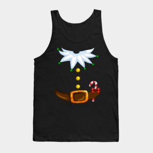 Christmas Santa's Elf Costume Family Tank Top